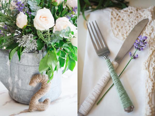 mesa puesta y novios en la NO-BODA!