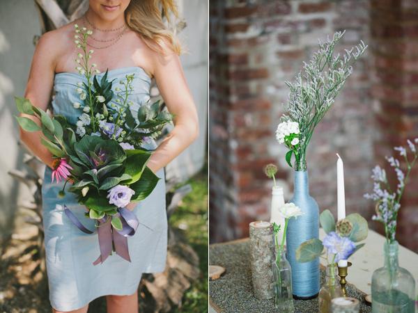 mesa puesta y novios en la NO-BODA!