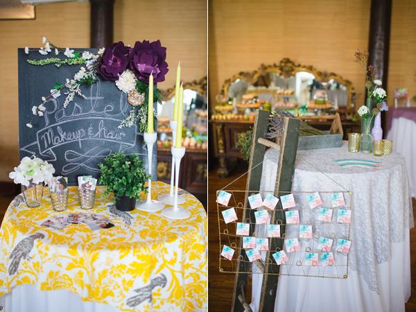 mesa puesta y novios en la NO-BODA!