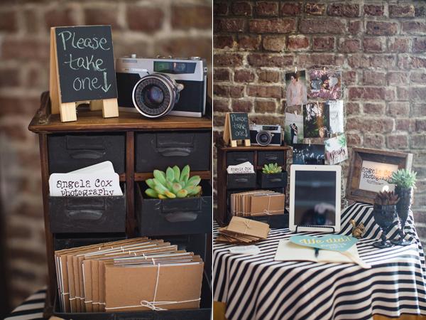 mesa puesta y novios en la NO-BODA!