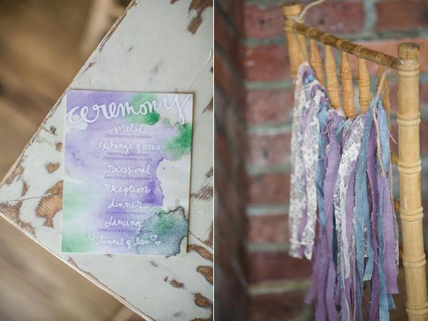 mesa puesta y novios en la NO-BODA!