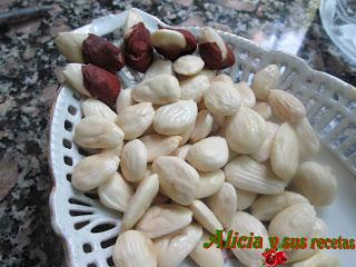 AJOBLANCO DE ALMENDRAS, TRES GUARNICIONES