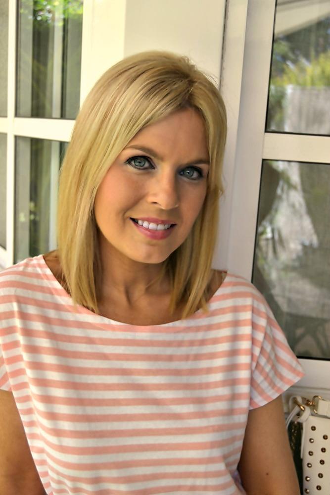 Striped Pink and White Dress