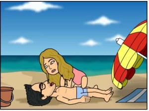 Mr. Paulson muriendo de aburrimiento en el lago