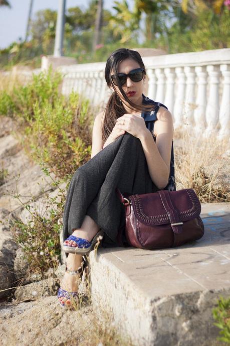 Blouse&Maxi; Skirt