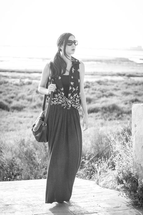 Blouse&Maxi; Skirt