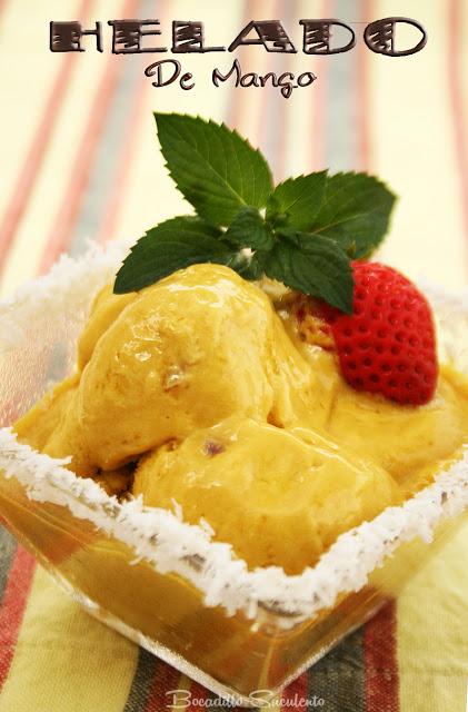 Helado de Mango.