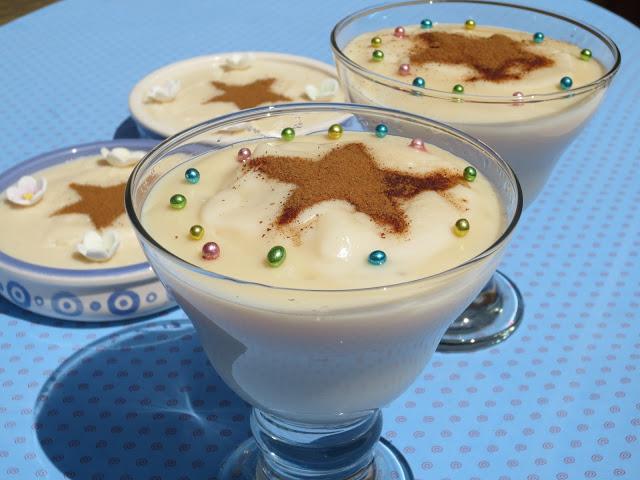Natillas de leche merengada (Sin huevo)