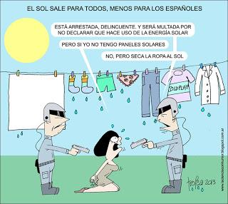 El sol sale para todos... menos para los españoles