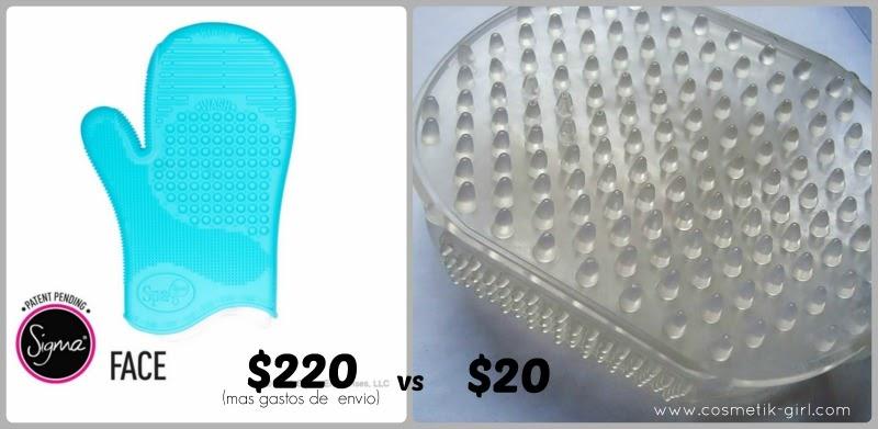 Guante de limpieza para brochas... $220 vs $20