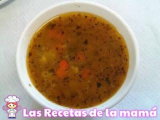 Sopa de verduras