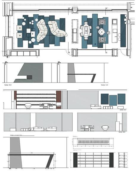 NUEVA PROPUESTA DE INTERIORISMO PARA LA VIVIENDA EN LÍBANO DISEÑADA POR A-CERO: PLANTA SOTANO