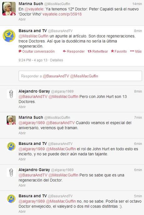 Reacciones en Twitter al nuevo Doctor Who