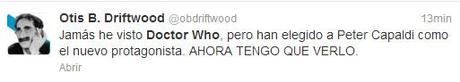 Reacciones en Twitter al nuevo Doctor Who