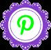 botón pinterest blonda violeta y verde primavera