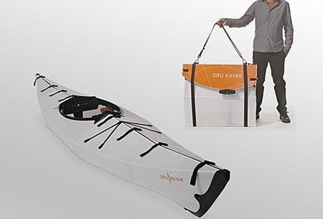 Una barca que se pliega y se guarda