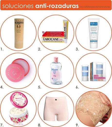 ¡Verano! 9 Soluciones anti - rozaduras