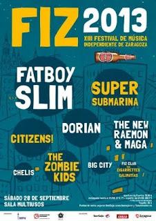 FIZ 2013: Fatboy Slim, Supersubmarina, Dorian, The New Raemon & Maga, The Zombie Kids...