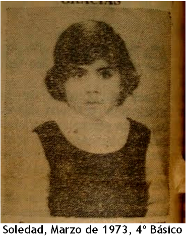 A 40 AÑOS NUESTRA MEMORIA VIGENTE: Soledad Poblete, 10 años de edad Víctima de la Violencia Política