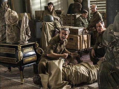 Matt Damon y George Clooney hacen planes en las primeras imagenes de 'Monuments Men'