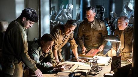 Matt Damon y George Clooney hacen planes en las primeras imagenes de 'Monuments Men'