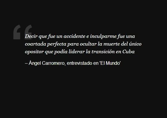 Las frases de Carromero