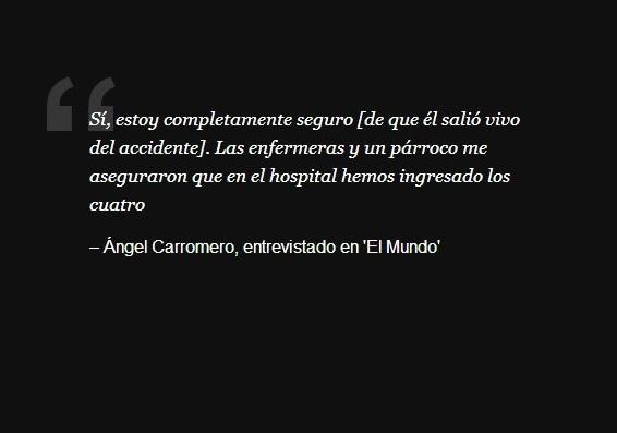 Las frases de Carromero
