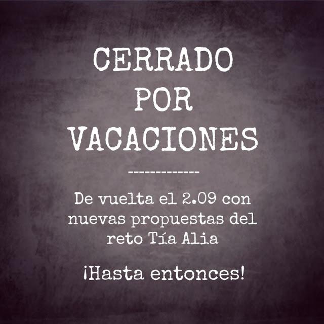 Cerrado por vacaciones...¡hasta septiembre!