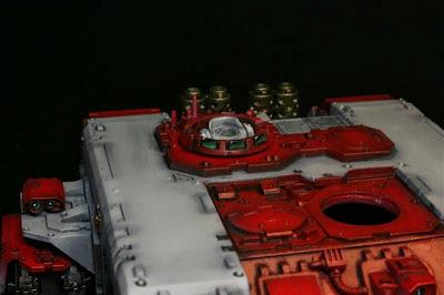 Cómo pintar un Land Raider Prometheus. Quinta parte.