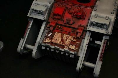Detalle del libro del Land Raider