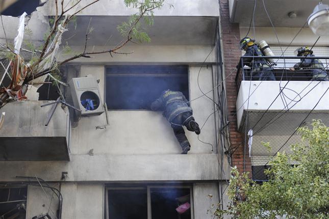 dramática explosión en Rosario, Argentina