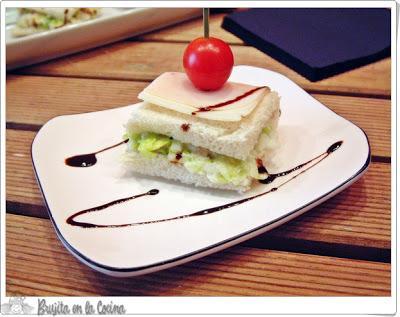 Brochetita de verano con fiambre de pavo