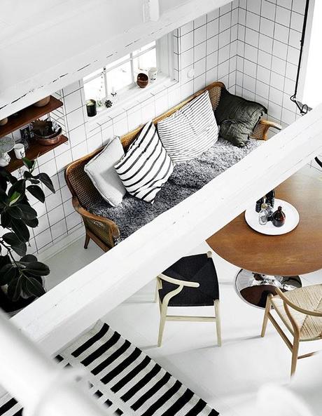 Una casa de vacaciones en Suecia (en blanco y negro)