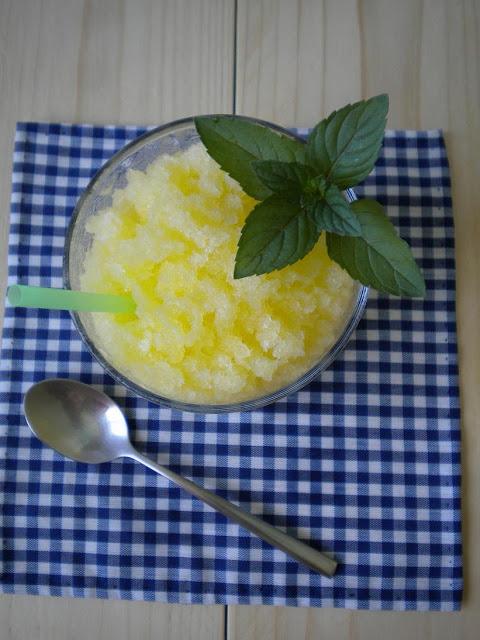 Sorbete de sandía y aroma de azahar