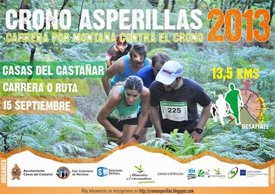 Carrera por montaña contra el crono Asperillas 2013