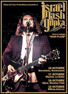 Gira española de Israel Nash Gripka en octubre