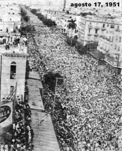 Entierro de Chibás, 17 de agosto de 1951