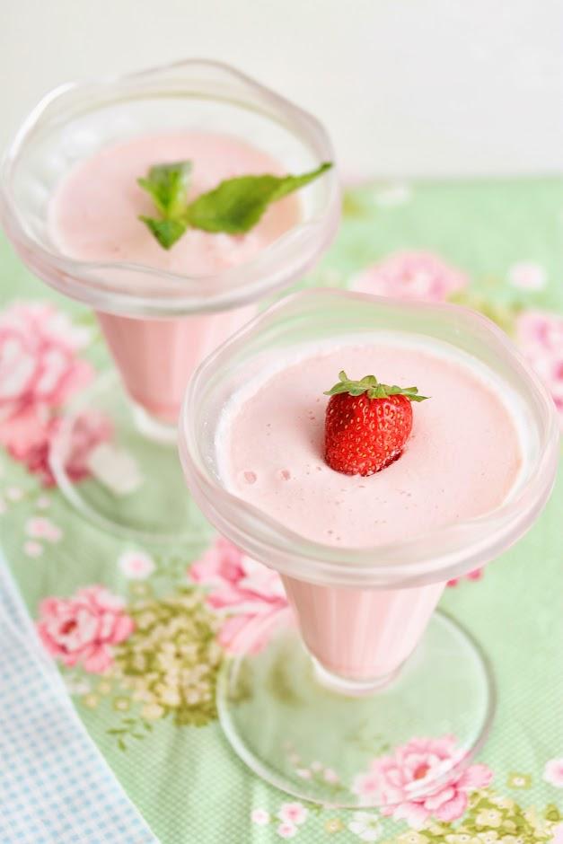 Postre ligero de fresas para un verano más que se va....