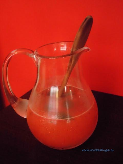 bebida refrescante de fresa