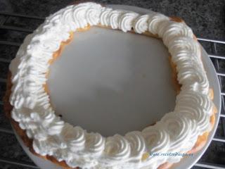 pasta choux rellena de nata