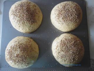 bollos antes de hornear
