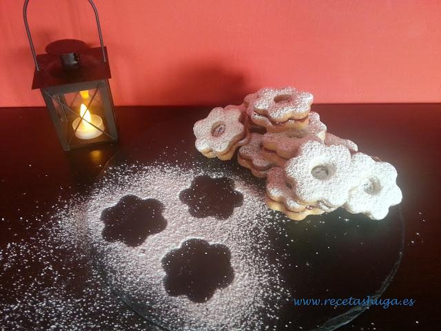 Pastas de té rellenas