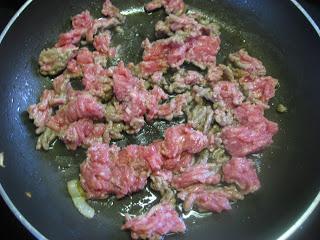 ESPAGUETIS CON SETAS Y BEICON