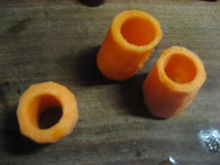 SEMI FRIO DE ZANAHORIA CON MASCARPONE Y VINAGRETA DE FRESAS