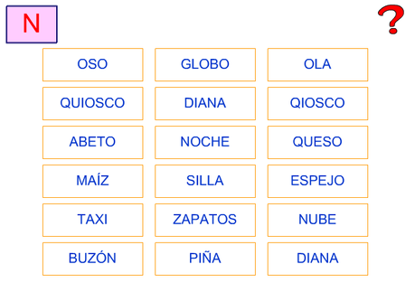 1er Grado: Identificación de grafías 2 identificación de grafías 2