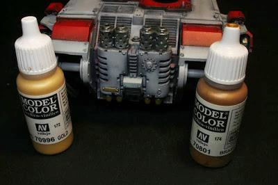 Cómo pintar un Land Raider Prometheus. Sexta parte.