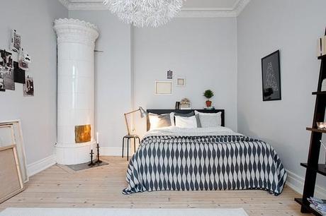 Decoracion minimalista y muy nordica en un apartamento sueco, y unos dias de relax