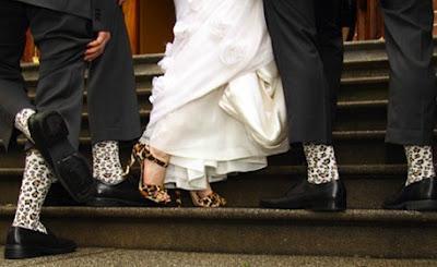 Novios con Calcetines Originales calcetines originales boda