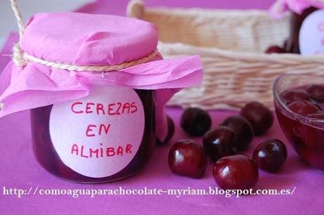 CEREZAS EN ALMÍBAR Y 100.000 VISITAS.