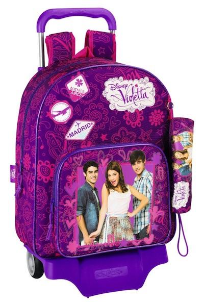 mochila de violetta con ruedas